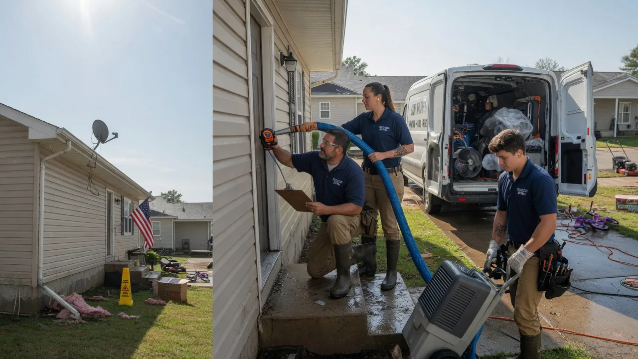 Ceiling Water Damage Restoration in Emerson, NJ near me